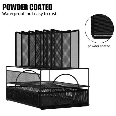 metal desk organizer